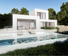 villa de obra nueva en venta en Las Colinas Golf
