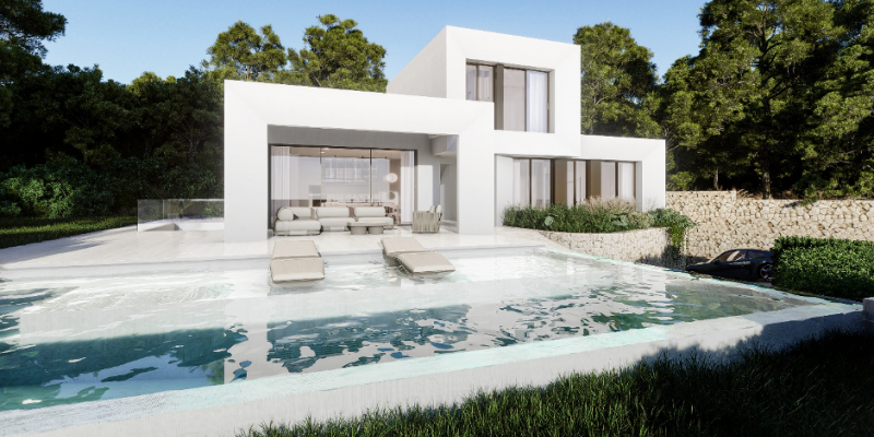 villa de obra nueva en venta en Las Colinas Golf